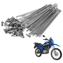 Jogo Raio para motos Bros 125 150 160 Em Inox Traseiro Freio A Tambor