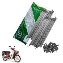 Jogo Raio Roda Honda C100 Dream Traseiro Inox 3,5mm Bace Jogo Raio Roda Honda C100 Dream Traseiro Inox 3,5mm Bace