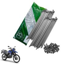 Jogo Raio Roda Lander250 Tenere250 Traseiro Inox 4mm Bace Jogo Raio Roda Lander250 Tenere250 Traseiro Inox 4mm Bace