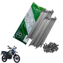 Jogo Raio Traseiro Yamaha Ttr 125 4mm Inox Aro 16'' Bace