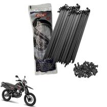 Jogo Raio Zincado Traseiro Lander 250 X Motard 4mm Ddl