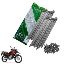 Jogo Raios Roda Honda Xre300 Xre 300 Dianteiro Inox 4mm Bace Jogo Raios Roda Honda Xre300 Xre 300 Dianteiro Inox 4mm Bace