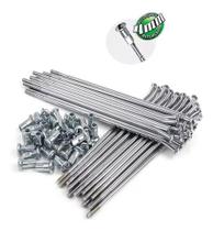 Jogo Raios Traseiro Cromado 4mm Xr 250 Tornado Tmac