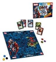 Jogo Rank Marvel Universe Game Card Tabuleiro Cartas Avengers