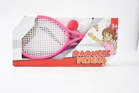 Jogo - Raquete Peteca Rosa HONGYAO