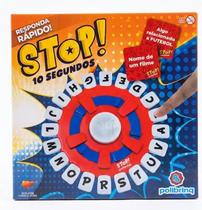 Jogo Recreativo Tabuleiro Stop 10 Segundos - Polibrinq