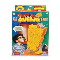 Jogo Recreativo Torre de Queijo 3 Em 1 Polibrinq - PB516