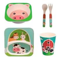 Jogo Refeição Infantil EcoFriendly 5 Peças Mimo BF20197