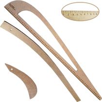 Jogo Réguas Corte Costura Curva Cava Decote Alfaiate Nº1 Mdf
