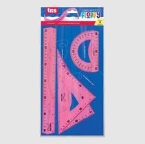 Jogo Réguas Floppy - 30CM - Cart C/4 UN - Tris