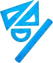 JOGO REGUAS TRIS FLOPPY 30CM CART 4 UN cores rosa e azul entre em contato para disponibilidade