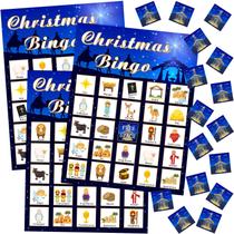 Jogo religioso de bingo de Natal Skylety 24 Players Cards Jogo religioso de bingo de Natal Skylety 24 Players Cards