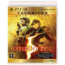 Jogo Resident Evil 5 Gold Edition Compativel Com Move Do Ps3 - Capcom