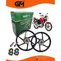 Jogo Roda Liga Leve Freio Tambor Ybr 125 Factor 2000 A 2016 Preto