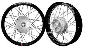 Jogo Roda Three Heads Alumínio Titan Fan 150 Tambor 2 185x18