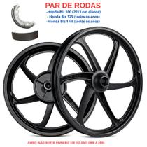 Jogo Rodas Liga Leve 6 Palitos Honda Biz 125 2012 Fabreck fabricação Nacional Jogo Rodas Liga Leve 6 Palitos Honda Biz 125 2012 Fabreck fabricação Nacional