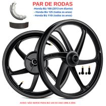 Jogo Rodas Liga Leve 6 Palitos Honda Biz 125 2012 Fabreck fabricação Nacional Jogo Rodas Liga Leve 6 Palitos Honda Biz 125 2012 Fabreck fabricação Nacional