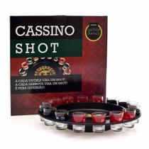 Jogo Roleta Cassino Com 16 Copos Shot Drinks Bebidas