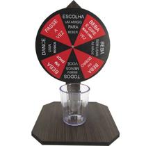 Jogo Roleta Copinho Dose Acrílico Drink Shot