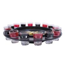 Jogo Roleta Drink Com 16 Copos Para Shot 25Ml