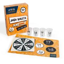 Jogo Roleta Drink Shot Bebida Dados Tabuleiro Adulto