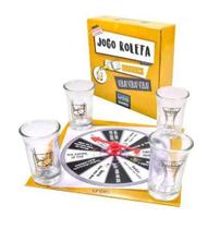 Jogo Roleta Drinks c/ 4 Shots - Unika