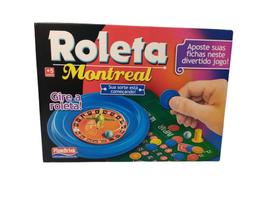 Jogo Roleta Montreal Cassino Tabuleiro Infantil - Plasbrink