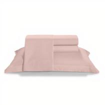 Jogo Roupa De Cama 4 peças 400 fios Toque De Algodão