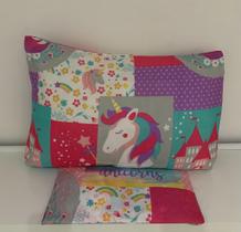 Jogo Roupa de Cama Solteiro Kids Infantil Menino e Menina Estampados 2 Pçs Coleção Kids