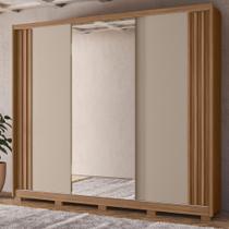 Jogo Roupeiro e Comoda Minnesota Carvalho Fendi