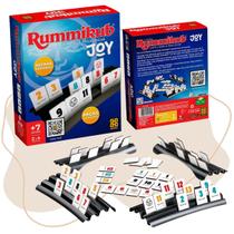 Jogo Rummikub Joy Grow tabuleiro estratégia clássico, jogo educativo para família, raciocínio lógico e diversão em grupo Jogo Rummikub Joy Grow tabuleiro estratégia clássico, jogo educativo para família, raciocínio lógico e diversão em grupo
