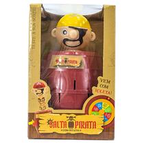 Jogo Salta Pirata Amarelo No Barril Com Roleta Unik Toys