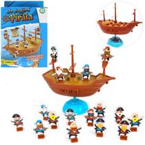 Jogo salta / se segura pirata com barco + acessorios 38 pecas - Ark Toys