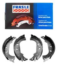 Jogo Sapata Freio Com Lona Traseira Fiat Idea 2005 A 2010 Frasle