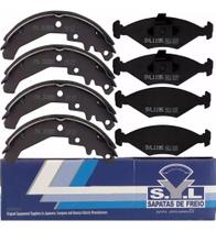 Jogo Sapata Lona Freio + Pastilha Fiat Palio Fire 2009 2010