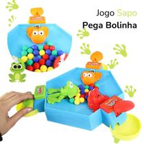 Jogo Sapinho Pega Bolinhas Brinquedo Infantil Menino Menina