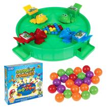 Jogo Sapinhos Comilões Infantil Brinquedo De Mesa Papa Bolinhas Para Crianças E Família