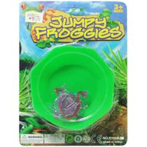 Jogo sapo pula pula com tigela jumpy froggies 4 pecas