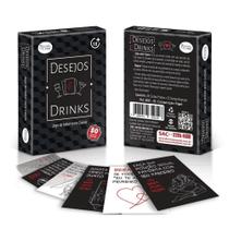 Jogo Sensual para Casais - 50 Cartas de Desejos e Drinks para Diversão ao Cubo Jogo Sensual para Casais - 50 Cartas de Desejos e Drinks para Diversão ao Cubo
