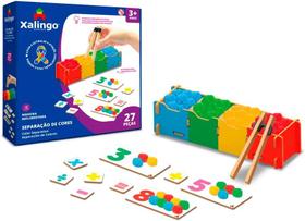 Jogo Separação de Cores e Aprendendo a Contar Xalingo