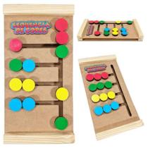 Jogo Sequência De Cores Brinquedo Educativo Pedagógico