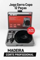 Jogo Serra Copo 12 Peças MTX Madeira Corte Profissional Jogo Serra Copo 12 Peças MTX Madeira Corte Profissional