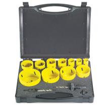 Jogo Serra Copo Bi Metálica De 19 A 76 Mm Com 14 Pçs Jogo Serra Copo Bi Metálica De 19 A 76 Mm Com 14 Pçs