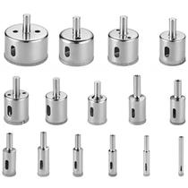 Jogo Serra Copo Diamantada Refrigerada 15 Peças 6Mm Ao 65Mm