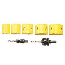 Jogo Serra Copo Eda Bimetal 1/2 a 2 1/2 Polegadas 8 Peças - Importadora Eda