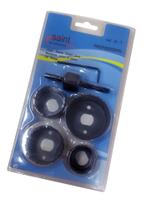 Jogo Serra Copo Kit 6 Peças Para Madeira/gesso/pvc/plástico Jogo Serra Copo Kit 6 Peças Para Madeira/gesso/pvc/plástico