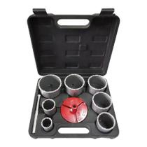 Jogo Serra Copo Tungstênio 33 ao 83mm 9 Peças Rocast 97,0005