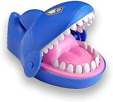 Jogo Shark Teeth Toy Shark Biting Finger Dentist para crianças