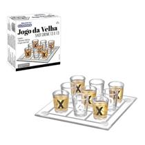 Jogo Shot Drink Jogo Da Velha Tabuleiro 9 Copos 10ml Tequila - Western