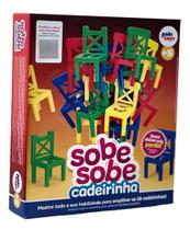 Jogo Sobe Sobe Cadeirinhas Empilhar Equilibrar Cadeiras